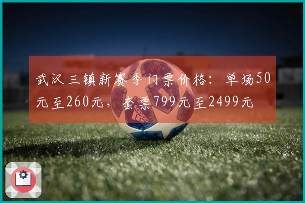 武汉三镇新赛季门票价格：单场50元至260元，套票799元至2499元